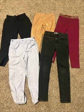 Girls size small (6/7) pants lot